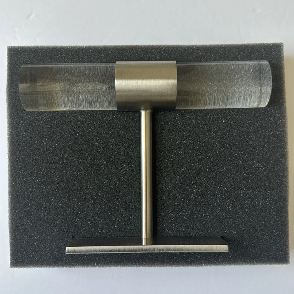 KENDRA SCOTT Silver Med Acrylic Metal T Bar Jewelry Bracelet Stand Display
